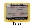 Casella di testo: Targa
